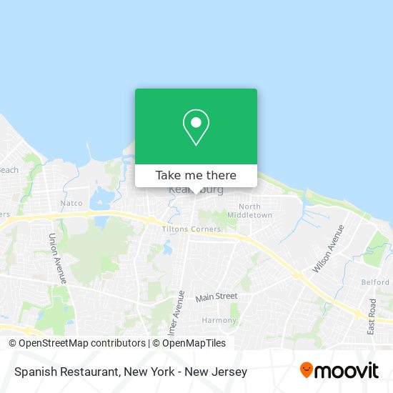 Spanish Restaurant map