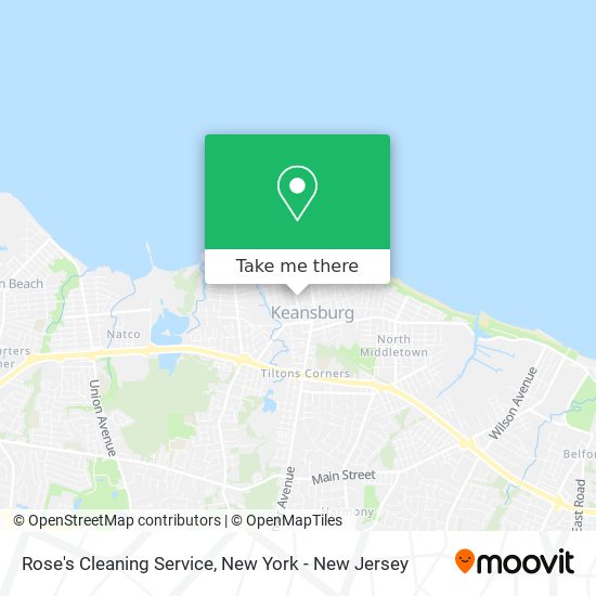 Rose's Cleaning Service map