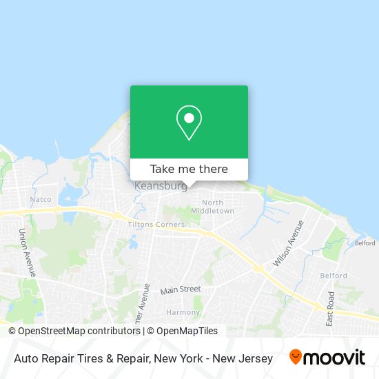 Mapa de Auto Repair Tires & Repair