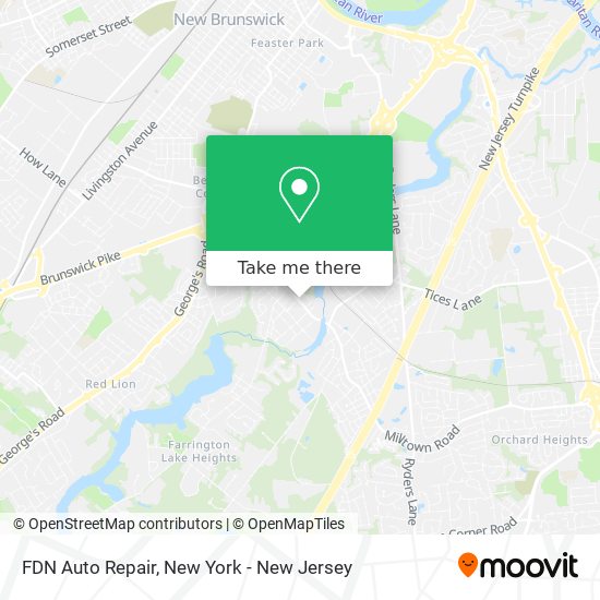 FDN Auto Repair map