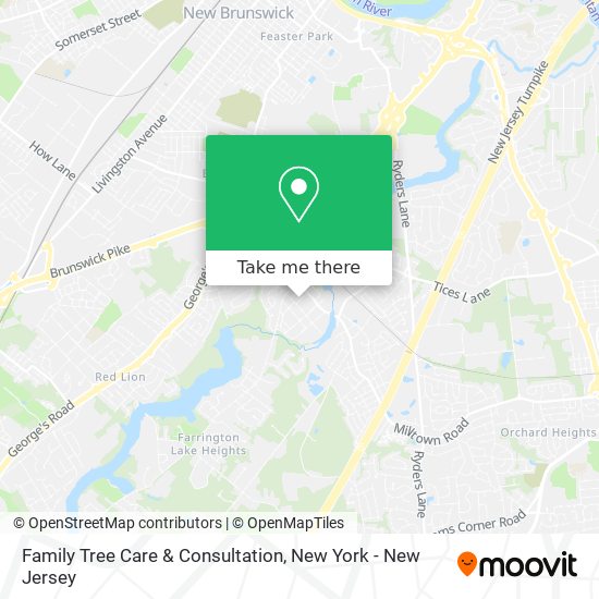 Family Tree Care & Consultation map