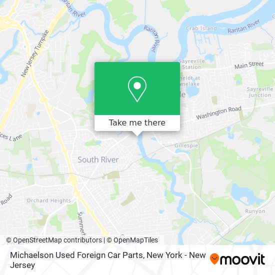 Michaelson Used Foreign Car Parts map