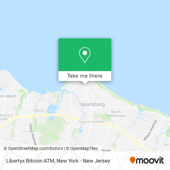 Mapa de Libertyx Bitcoin ATM