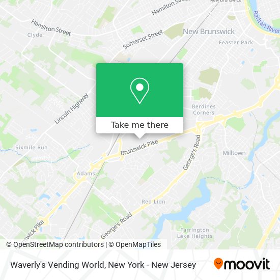 Mapa de Waverly's Vending World