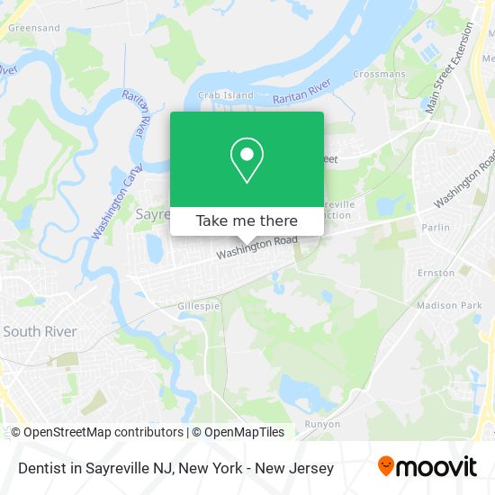 Mapa de Dentist in Sayreville NJ