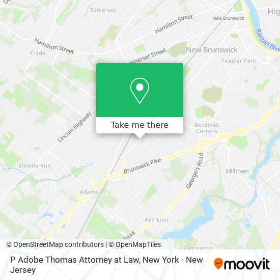 Mapa de P Adobe Thomas Attorney at Law