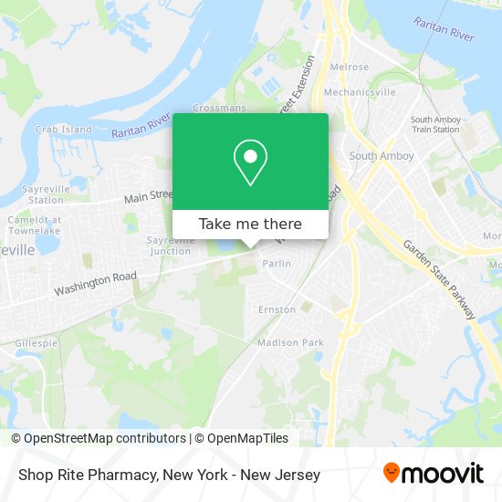 Mapa de Shop Rite Pharmacy