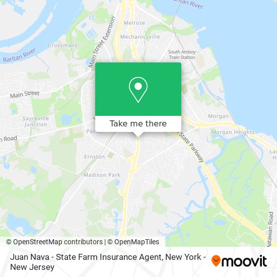 Juan Nava - State Farm Insurance Agent map
