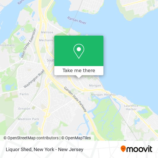 Liquor Shed map