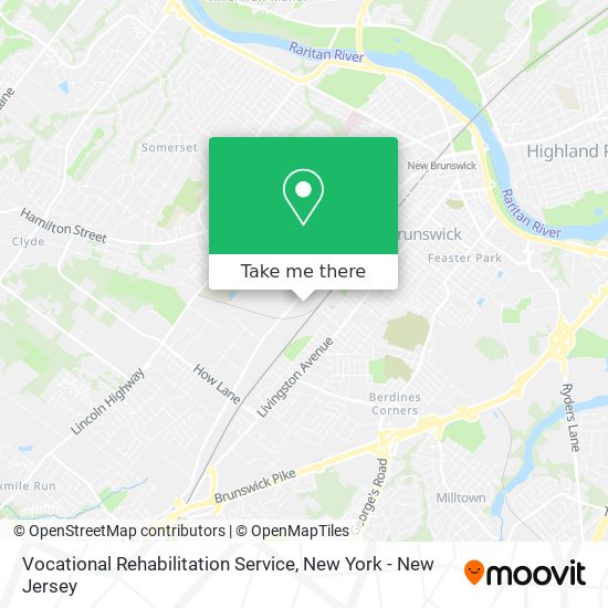 Vocational Rehabilitation Service map