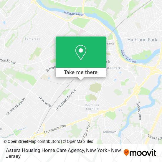 Mapa de Astera Housing Home Care Agency