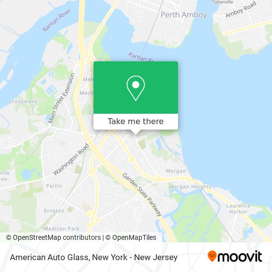 American Auto Glass map