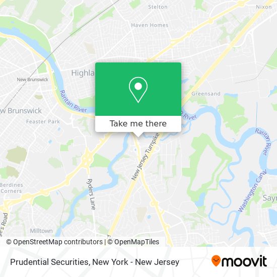 Prudential Securities map