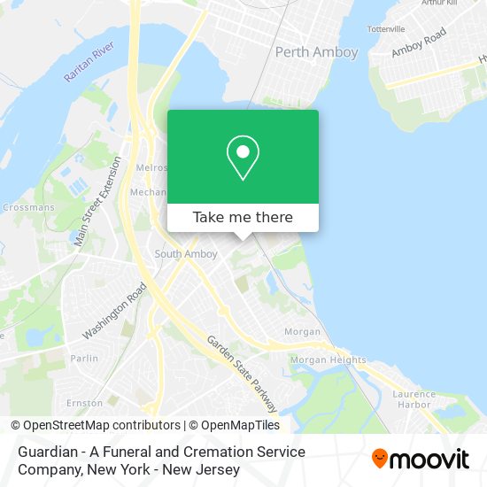 Mapa de Guardian - A Funeral and Cremation Service Company
