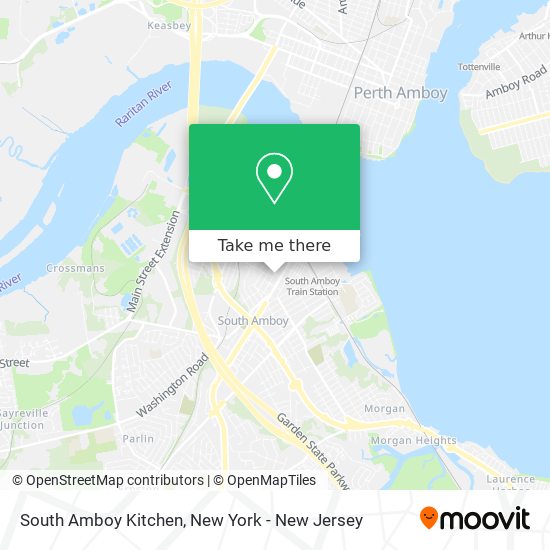 South Amboy Kitchen map