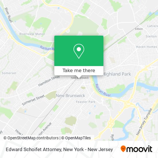 Edward Schoifet Attorney map