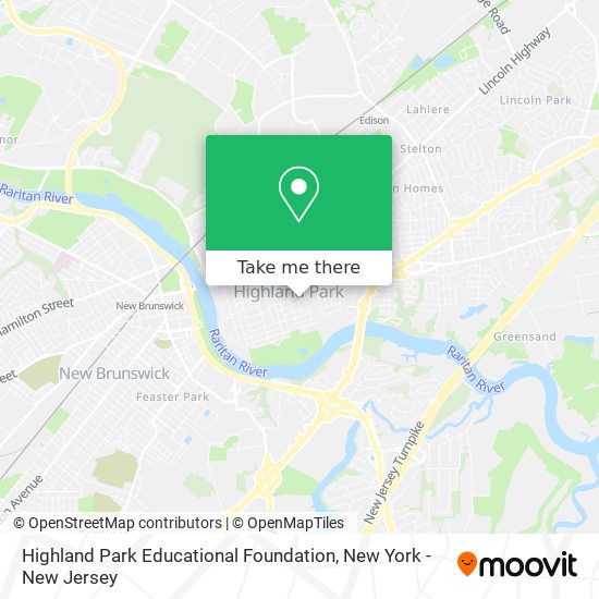 Highland Park Educational Foundation map