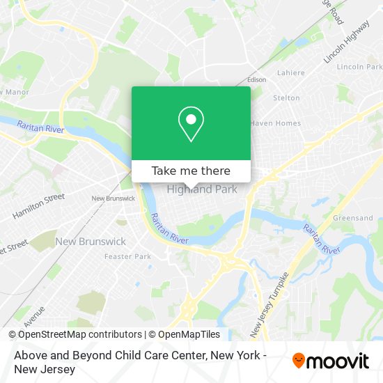 Mapa de Above and Beyond Child Care Center