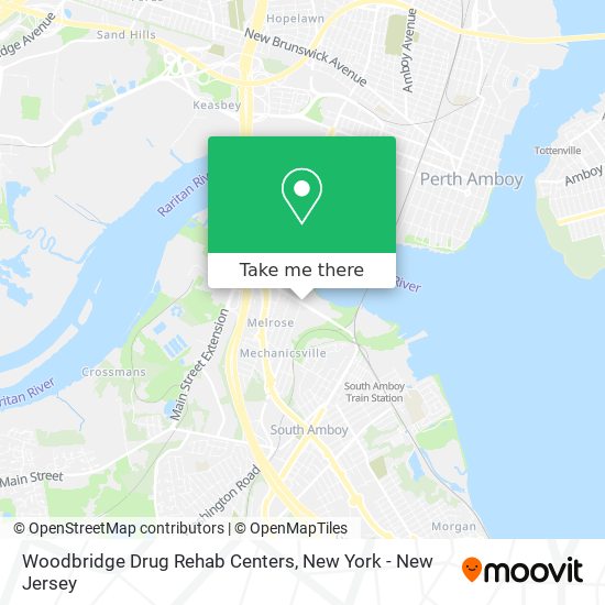 Woodbridge Drug Rehab Centers map