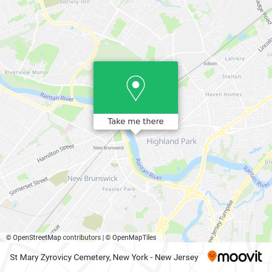 St Mary Zyrovicy Cemetery map