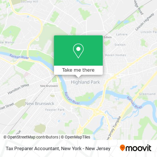 Tax Preparer Accountant map