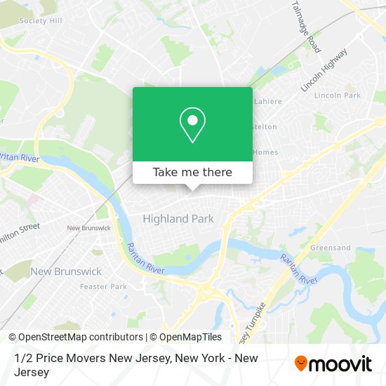 1/2 Price Movers New Jersey map