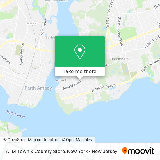ATM Town & Country Store map
