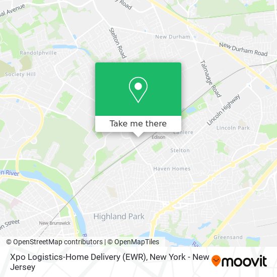 Xpo Logistics-Home Delivery (EWR) map