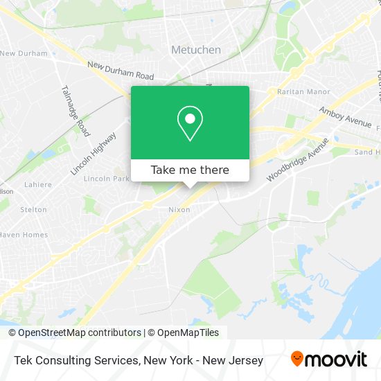 Tek Consulting Services map