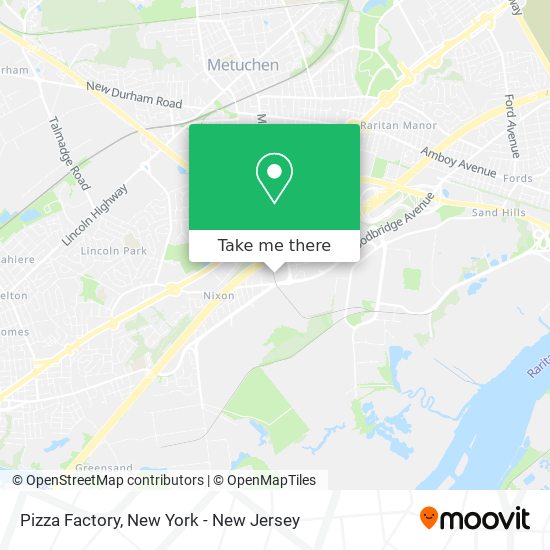 Pizza Factory map