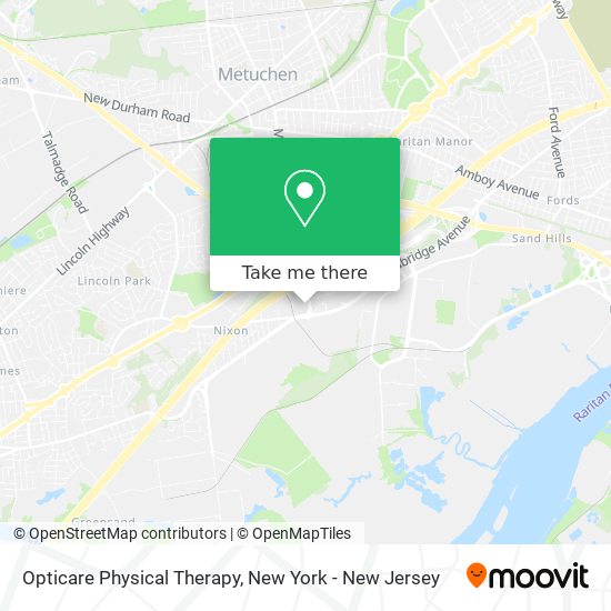 Opticare Physical Therapy map