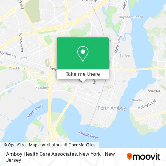 Mapa de Amboy Health Care Associates