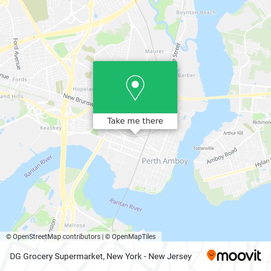 Mapa de DG Grocery Supermarket