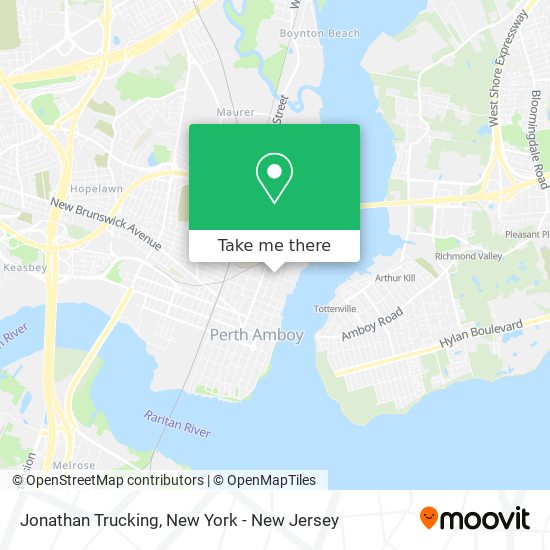 Jonathan Trucking map