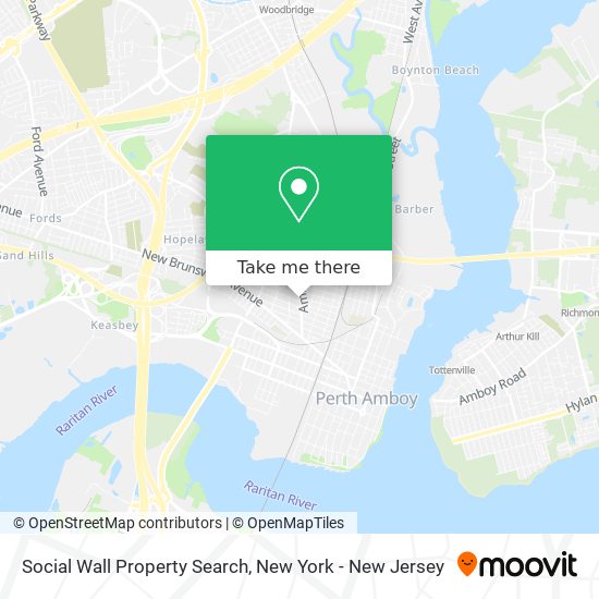 Social Wall Property Search map