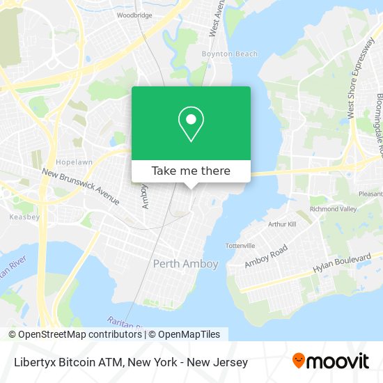 Mapa de Libertyx Bitcoin ATM