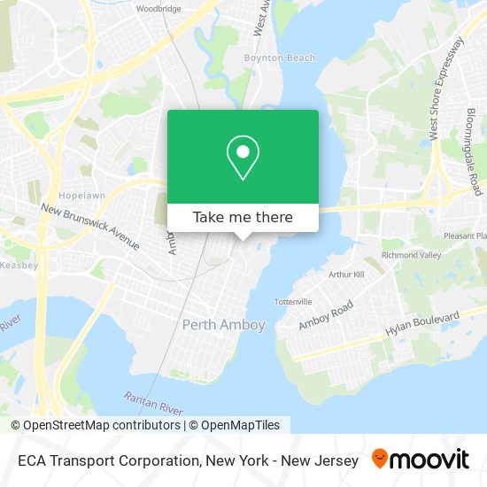 ECA Transport Corporation map