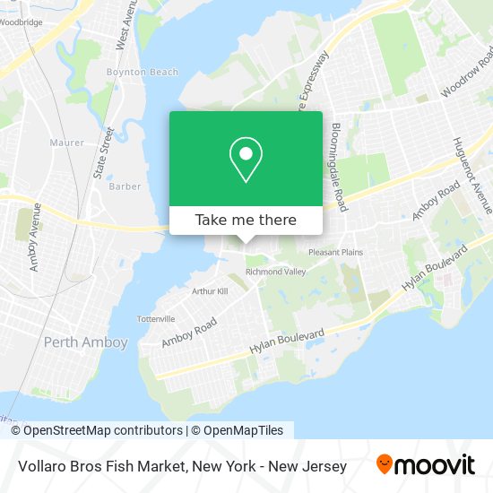Vollaro Bros Fish Market map
