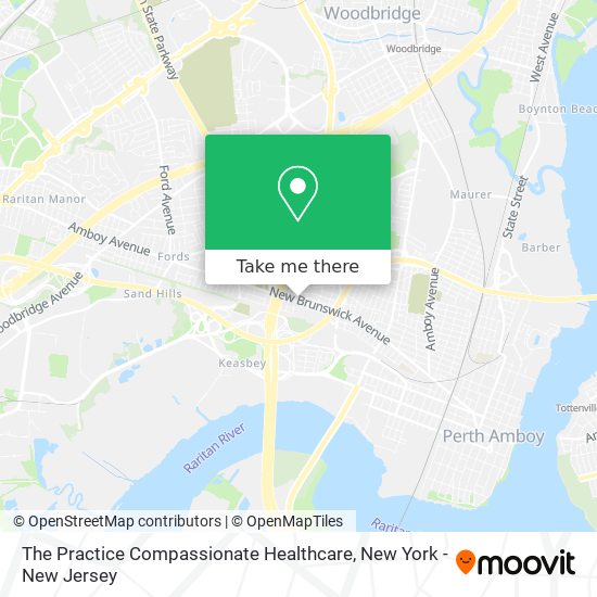 The Practice Compassionate Healthcare map