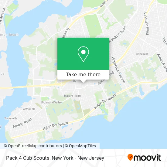 Pack 4 Cub Scouts map