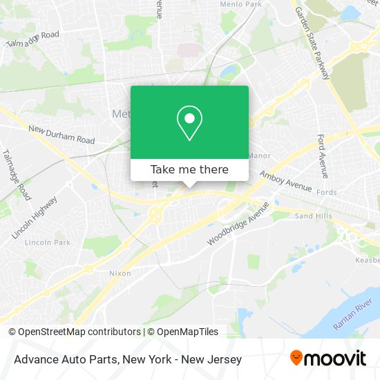 Advance Auto Parts map