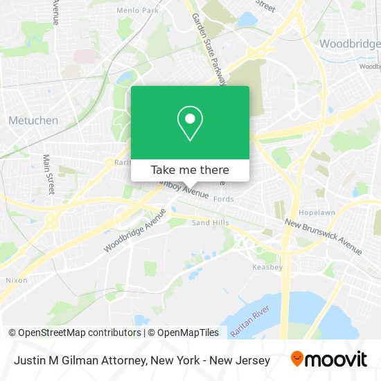 Mapa de Justin M Gilman Attorney