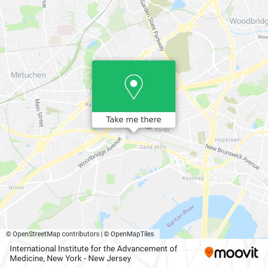 International Institute for the Advancement of Medicine map