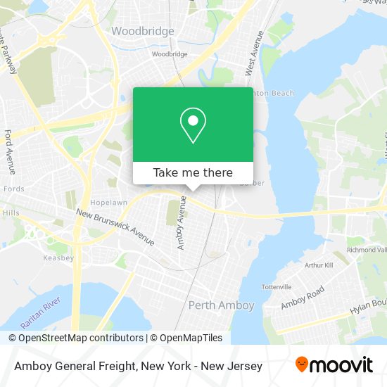 Amboy General Freight map