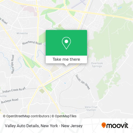 Valley Auto Details map