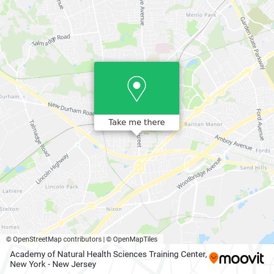 Academy of Natural Health Sciences Training Center map