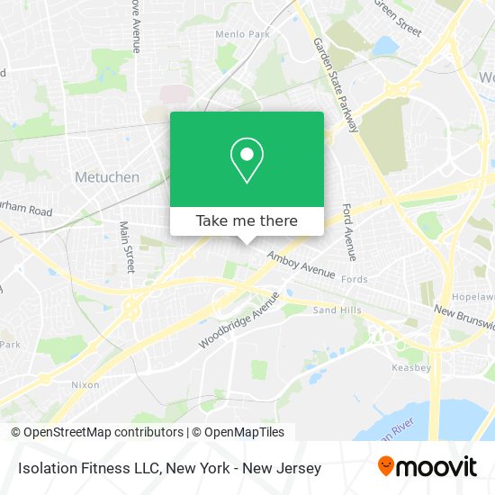 Isolation Fitness LLC map