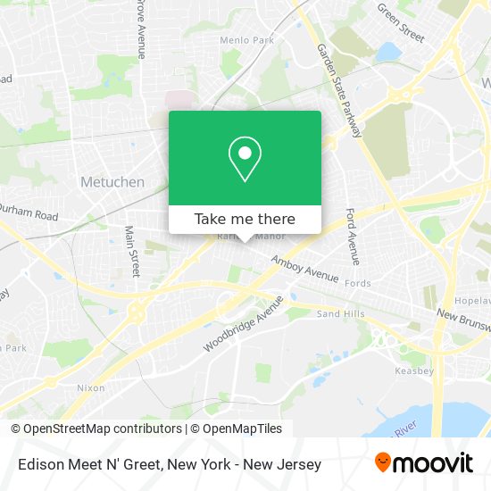 Edison Meet N' Greet map