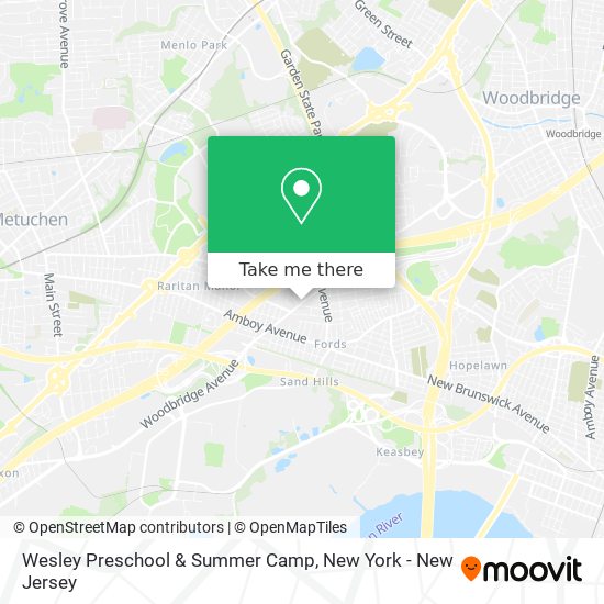 Wesley Preschool & Summer Camp map