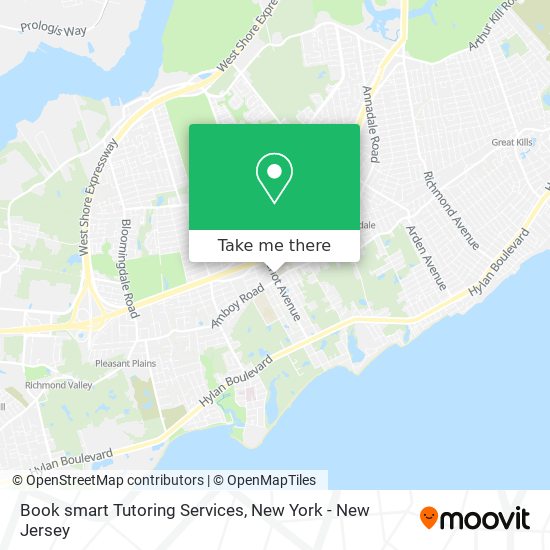 Book smart Tutoring Services map